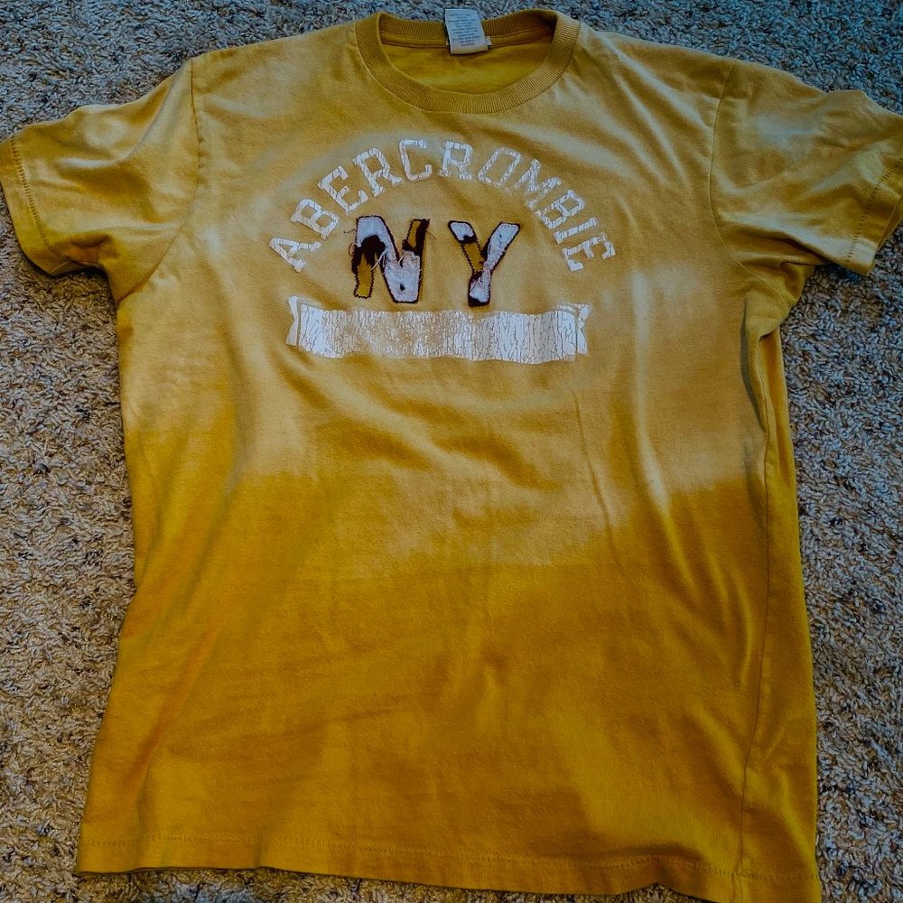 Vintage Abercrombie & Fitch Muscle T-shirt Size L, NY #12